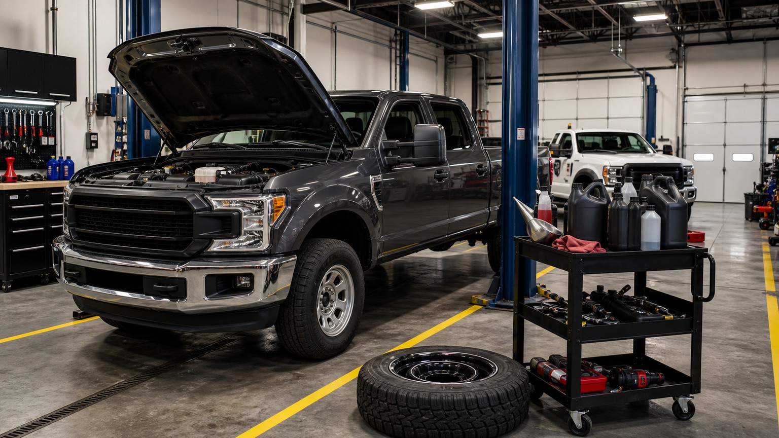 Routine Maintenance Work Truck Guide Explained: What Truck Owners Need to Know featured truck image