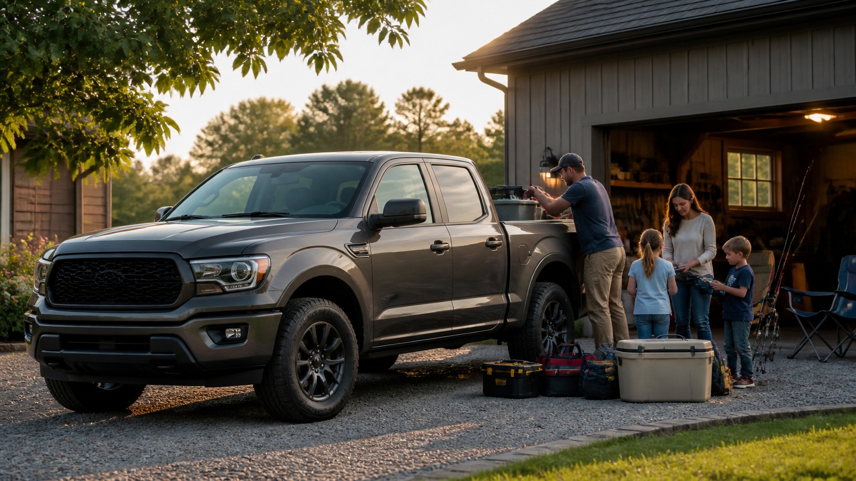 Best Pickup Truck Classes Choices for Work, Family, and Long-Term Value featured image showing a realistic unbranded pickup truck scene