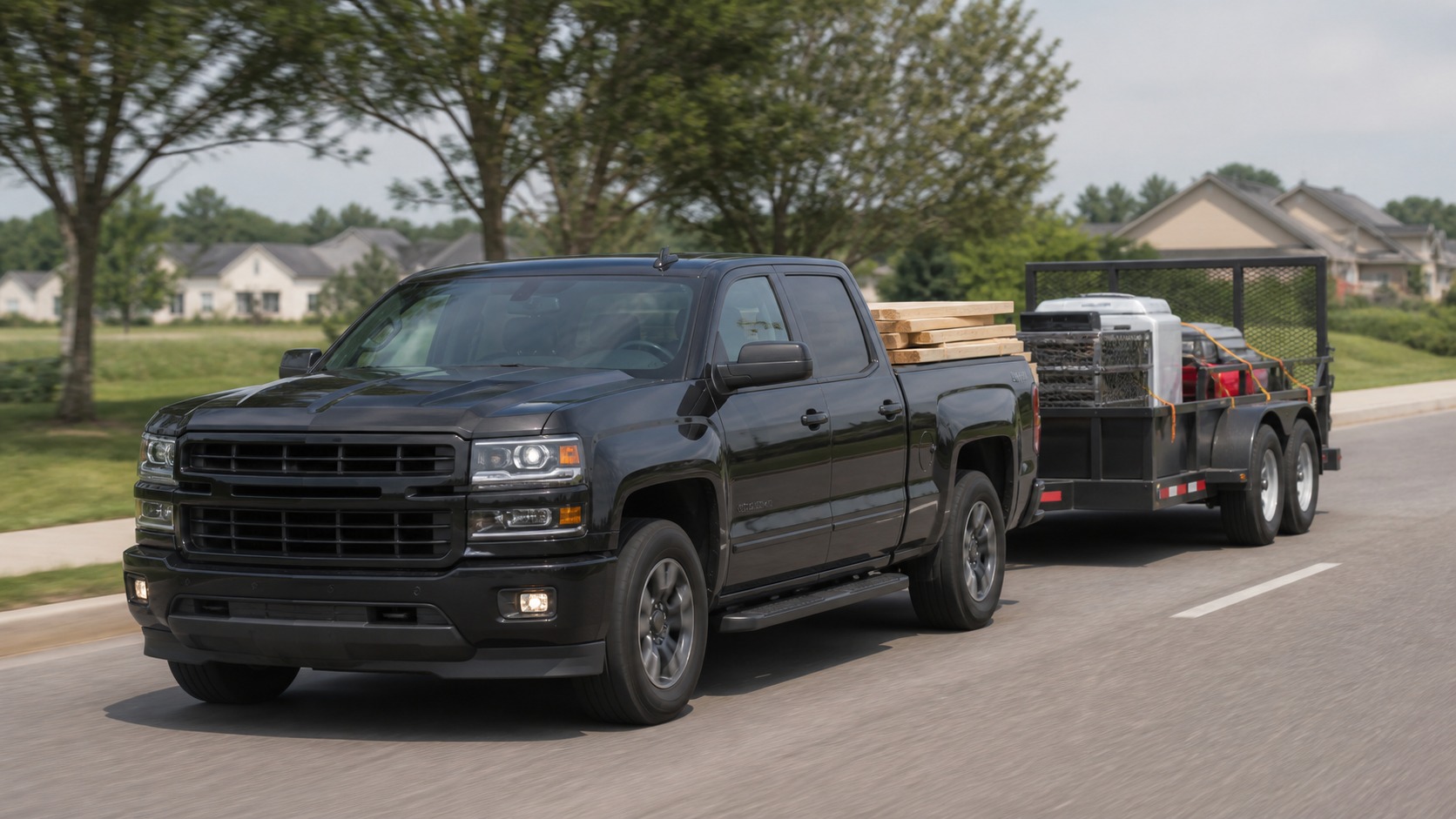 How Full-Size Trucks Affects Towing, Payload, and Daily Driving featured image showing a realistic unbranded pickup truck scene