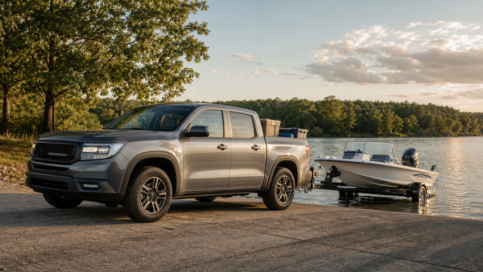 How Midsize Trucks Affects Towing, Payload, and Daily Driving featured image showing a realistic unbranded pickup truck scene