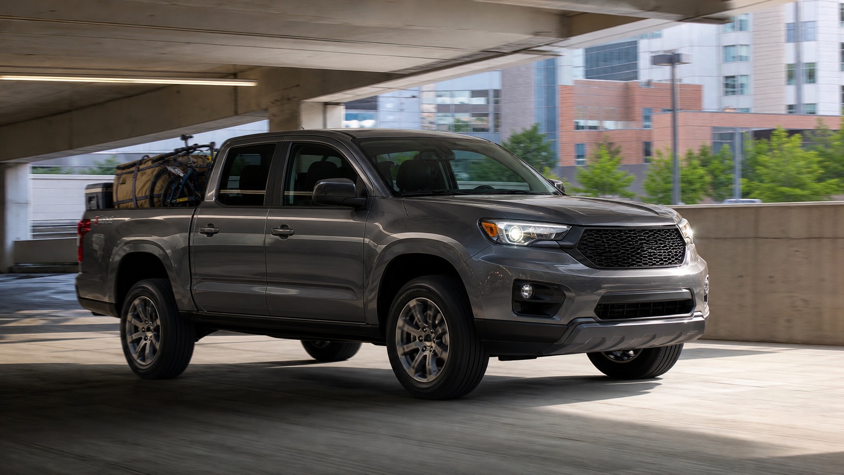 Midsize Trucks Guide: Specs, Trade-Offs, and Best Uses featured image showing a realistic unbranded pickup truck scene